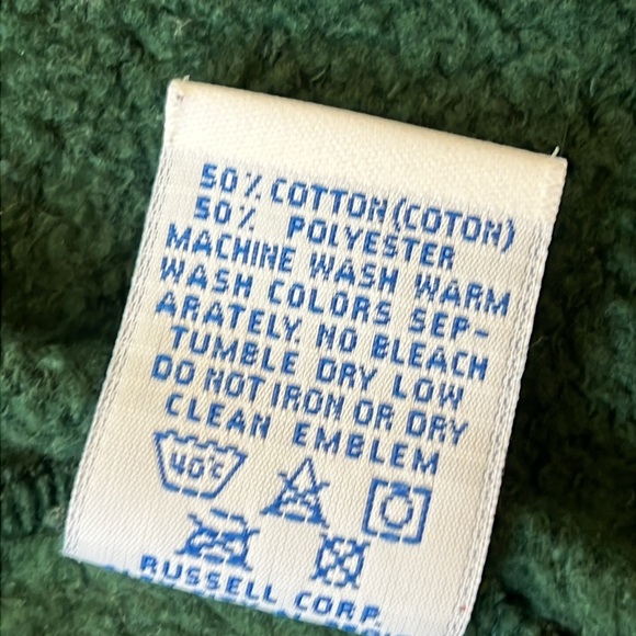 Vintage 90’s Russell Athletic Green Sweatpants Jogger Drawstring Waist USA Large - Picture 9 of 9